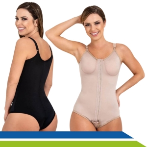 Cinta Pós Cirúrgica e Modeladora com Colchetes Frontais e Sutiã com Alças New Form 60602 Cinta Pós Cirúrgica e Modeladora com Colchetes Frontais e Sutiã com Alças New Form 60602