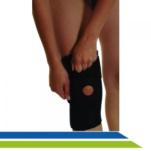 Joelheira Ajustável em Neoprene Com Suporte para Rótula e Reforço Lateral - Dilepé - Cód. 00DE360-UN Joelheira Ajustável em Neoprene Com Suporte para Rótula e Reforço Lateral - Dilepé - Cód. 00DE360-UN