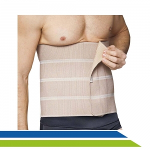 Faixa Cinta Abdominal Elástica OBESO Macom 1,60m Comprimento Abdominoplatia Bariátrica - 4 Elásticos Faixa Cinta Abdominal Elástica OBESO Macom 1,60m Comprimento Abdominoplatia Bariátrica - 4 Elásticos