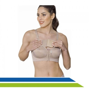 Faixa Elástica Pós-Cirúrgica para Prótese de Mama Alta Silicone Macom - Cód. 6007 Faixa Elástica Pós-Cirúrgica para Prótese de Mama Alta Silicone Macom - Cód. 6007