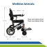Cadeira de Rodas Motorizada Elétrica Dobrável Leve Compacta até 110kg Idoso Acamado POP Power Lite Cadeira de Rodas Motorizada Elétrica Dobrável Leve Compacta até 110kg Idoso Acamado POP Power Lite
