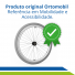 Roda Pneu Antifuro Alumínio Traseiro 60x60 para Cadeira de Rodas Ortomobil sem Eixo PAR Roda Pneu Antifuro Alumínio Traseiro 60x60 para Cadeira de Rodas Ortomobil sem Eixo PAR