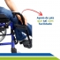 Cadeira de Rodas em Alumínio Leve Resistente Dobrável Desmontável Idoso 120Kg Slim - Ortomobil Cadeira de Rodas em Alumínio Leve Resistente Dobrável Desmontável Idoso 120Kg Slim - Ortomobil