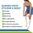 Meia Elástica Venosan Anti Trombo Pós-Cirúrgica 3/4 18mmHg AES Estéril - Cód. SG57000E Meia Elástica Venosan Anti Trombo Pós-Cirúrgica 3/4 18mmHg AES Estéril - Cód. SG57000E