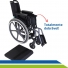 Cadeira de Rodas Dobrável Resistente até 150kg Pneu Antifuro Leve Idoso Acamado MA3F Ortomobil Cadeira de Rodas Dobrável Resistente até 150kg Pneu Antifuro Leve Idoso Acamado MA3F Ortomobil