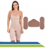 Kit Pós-Cirúrgico para Lipoaspiração e Abdominoplastia Cinta Macaquinho e Placas de Espuma Bege - New Form Kit Pós-Cirúrgico para Lipoaspiração e Abdominoplastia Cinta Macaquinho e Placas de Espuma Bege - New Form