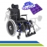 Cadeira de Rodas Reclinável Tetra Alumínio Dobrável com Pneu Antifuro até 120kg Ortomobil MA3R Cadeira de Rodas Reclinável Tetra Alumínio Dobrável com Pneu Antifuro até 120kg Ortomobil MA3R