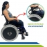 Cadeira de Rodas em Alumínio Dobrável Pneu Antifuro até 120kg Ortomobil Cód. MA3E Cadeira de Rodas em Alumínio Dobrável Pneu Antifuro até 120kg Ortomobil Cód. MA3E