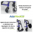 Cadeira de Rodas Dobrável em Alumínio com Pneu Antifuro 120Kg MA3SLIM - Ortomobil Cadeira de Rodas Dobrável em Alumínio com Pneu Antifuro 120Kg MA3SLIM - Ortomobil