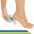 Calcanheira de Silicone Ortopédica Anti-Impacto Ponto Azul PAR Ortho Pauher - Cód. 307 Calcanheira de Silicone Ortopédica Anti-Impacto Ponto Azul PAR Ortho Pauher - Cód. 307