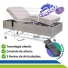 Cama Motorizada Articulada com Regulagem de Altura, Rodas, Colchão Hospitalar Original e Par de Grades Pilati Cama Motorizada Articulada com Regulagem de Altura, Rodas, Colchão Hospitalar Original e Par de Grades Pilati