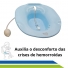 Bacia Bidê para Banho de Assento Portátil Azul Hemorroidas Longevitech - BA-AZ Bacia Bidê para Banho de Assento Portátil Azul Hemorroidas Longevitech - BA-AZ