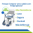 Cadeira de Banho Ergonômica Premium 3 em 1 Leve Assento Adaptável Pés Articuláveis até 150kg Cadeira de Banho Ergonômica Premium 3 em 1 Leve Assento Adaptável Pés Articuláveis até 150kg