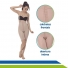 Cinta Pós-Cirúrgica Modeladora Short com Suspensório, Colchetes e Reforço no Culote Cód. 60437 - New Form Cinta Pós-Cirúrgica Modeladora Short com Suspensório, Colchetes e Reforço no Culote Cód. 60437 - New Form