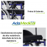 Cadeira de Rodas Dobrável em Alumínio com Pneu Antifuro 120Kg MA3SLIM - Ortomobil Cadeira de Rodas Dobrável em Alumínio com Pneu Antifuro 120Kg MA3SLIM - Ortomobil
