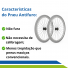 Roda Pneu Antifuro Alumínio Traseiro 60x60 para Cadeira de Rodas Ortomobil sem Eixo PAR Roda Pneu Antifuro Alumínio Traseiro 60x60 para Cadeira de Rodas Ortomobil sem Eixo PAR