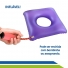 Almofada Quadrada Inflável com Orifício Anti Escaras / Hemorroidas Bioflorence Cod 101-0023 Almofada Quadrada Inflável com Orifício Anti Escaras / Hemorroidas Bioflorence Cod 101-0023