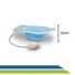 Bacia Bidê para Banho de Assento Portátil Azul Hemorroidas Longevitech - BA-AZ Bacia Bidê para Banho de Assento Portátil Azul Hemorroidas Longevitech - BA-AZ