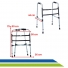 Andador Idoso Dobrável Articulado Com Regulagem de Altura - Dilepé - Cod. DB009 Andador Idoso Dobrável Articulado Com Regulagem de Altura - Dilepé - Cod. DB009