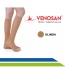 Meia Venosan Legline 3/4 de Média Compressão 20-30 mmHg - Pé Aberto - Bege - Cód. VLA30 Meia Venosan Legline 3/4 de Média Compressão 20-30 mmHg - Pé Aberto - Bege - Cód. VLA30
