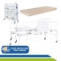 Cama Hospitalar Articulada Dobrável 2 Manivelas com Grade Steel e Colchão Original Pilati Cama Hospitalar Articulada Dobrável 2 Manivelas com Grade Steel e Colchão Original Pilati