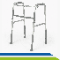 Andador Alumínio Dobrável Articulado/Fixo Mobilidade Idoso Fratura até 130Kg Andador Alumínio Dobrável Articulado/Fixo Mobilidade Idoso Fratura até 130Kg