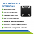 Balança Digital Inteligente com Bioimpedância Alta Precisão Analise Corporal Saúde Fitness por APP até 180kg Balança Digital Inteligente com Bioimpedância Alta Precisão Analise Corporal Saúde Fitness por APP até 180kg