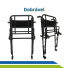 Cadeira de Banho Dobrável Desmontável Higiênica em Alumínio Idoso B5A Ortomobil Cadeira de Banho Dobrável Desmontável Higiênica em Alumínio Idoso B5A Ortomobil