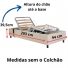 Cama Motorizada Articulada Zeus + Colchão Hospitalar Original com Capa + Par de Grades Pilati Cama Motorizada Articulada Zeus + Colchão Hospitalar Original com Capa + Par de Grades Pilati