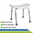 Banco para Banho com regulagem de Altura até 130 KG Hidrolight Banco para Banho com regulagem de Altura até 130 KG Hidrolight