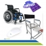 Combo Cadeira de Rodas Alumínio AVD Ortobras e Cadeira de Banho D40 com Comadre Combo Cadeira de Rodas Alumínio AVD Ortobras e Cadeira de Banho D40 com Comadre