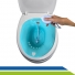 Bacia Bidê para Banho de Assento Portátil Azul Hemorroidas Longevitech - BA-AZ Bacia Bidê para Banho de Assento Portátil Azul Hemorroidas Longevitech - BA-AZ