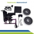 Cadeira de Rodas Reclinável Tetra Alumínio Dobrável com Pneu Antifuro até 120kg Ortomobil MA3R Cadeira de Rodas Reclinável Tetra Alumínio Dobrável com Pneu Antifuro até 120kg Ortomobil MA3R