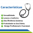 Estetoscópio Profissional para o Dia a Dia Clínica Estudante Enfermagem Fisioterapia Estetoscópio Profissional para o Dia a Dia Clínica Estudante Enfermagem Fisioterapia